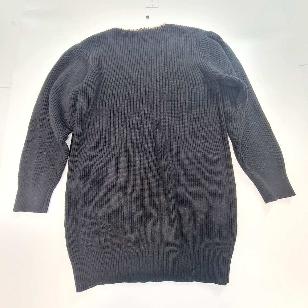 Lovers + Friends Black Cardigan with Gold Details - Picture 10 of 10